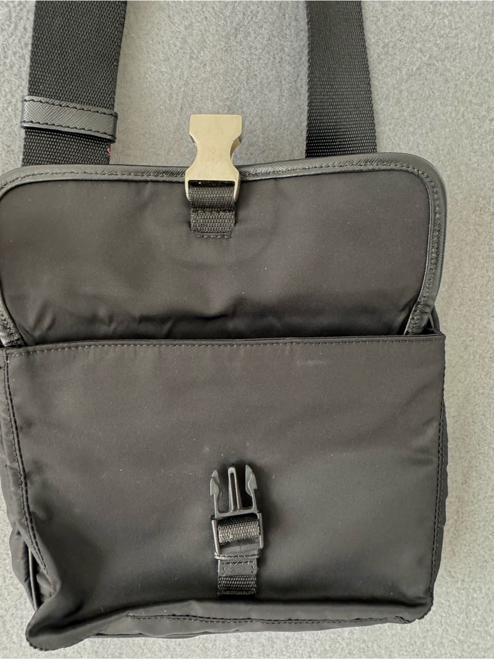 Prada Black Nylon Crossbody Messenger Bag - Picture 10 of 16